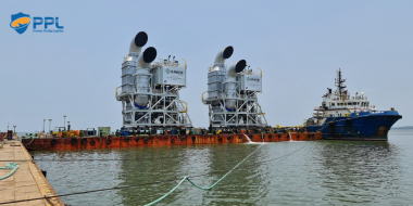 Hoàn thành Loadout module 02 tại cảng PV Shipyard - Giai đoạn 2 (ngày 10/4/2022)